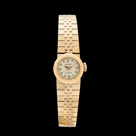 rolex precision damenuhr gold|ladies Rolex date models.